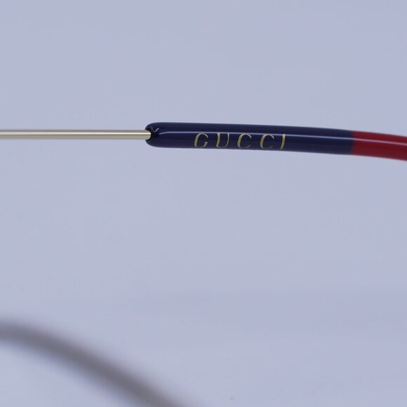 Gucci GG1197OA 003 Eyeglasses Gold/Black 56mm Square Frame - Picture 8 of 13